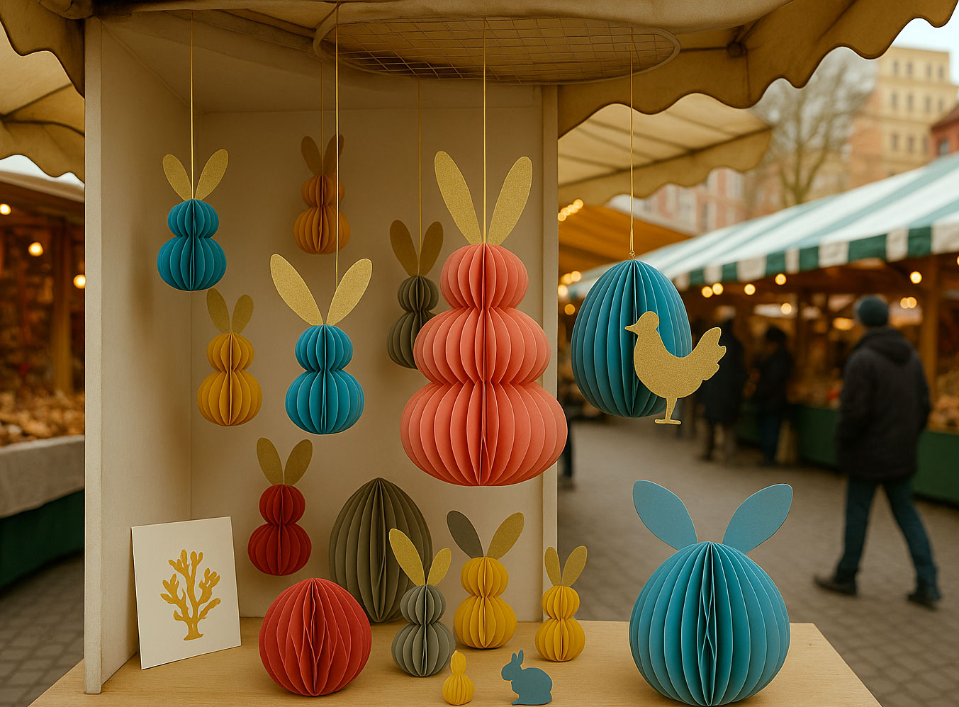 Easter with Elegant Paper Decor 